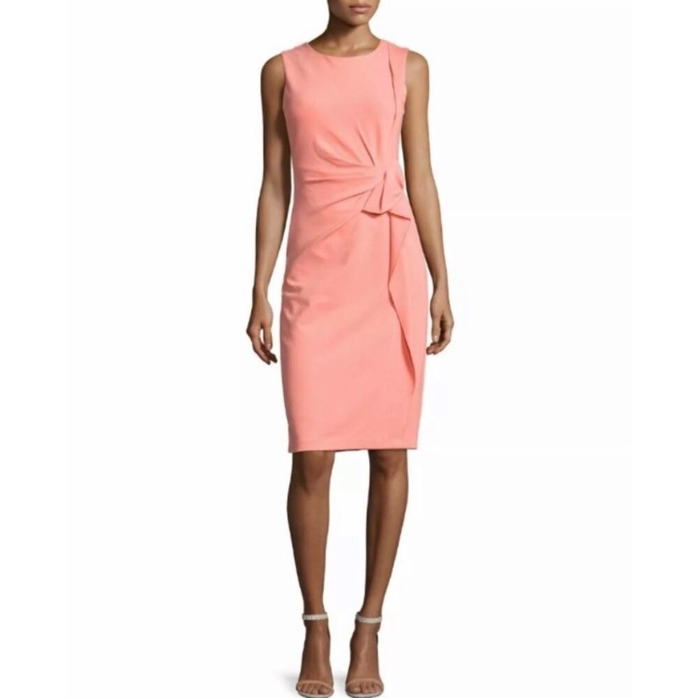 KOBI HALPERIN Quinn Sheath Dress in Peach
